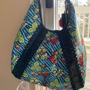 Betseyville strawberry zebra handbag
